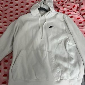 White nike hoodie